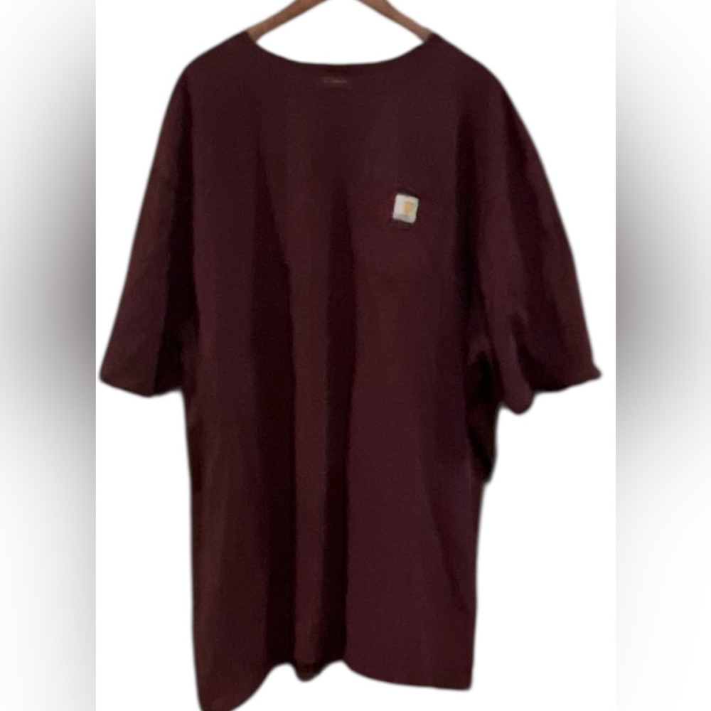 Carhartt Men's Loose Fit Heavyweight Burgundy Short-Sleeve T-Shirt STYLE SZ 4XL